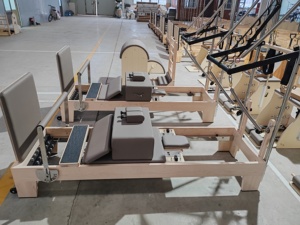 Réformateur de Pilates en érable <span class=keywords><strong>classique</strong></span> avec tour pour exercice de fitness pour Pilates Studio demi-trapèze pour l'entraînement du corps de base - Product Image 6