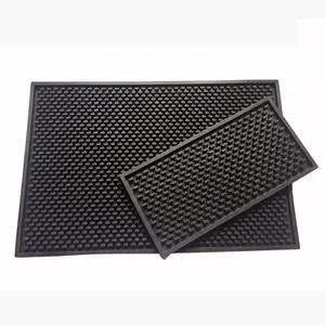 Heat-Resistant Food Safe Drip Spill for Counter Top Service Mat for Kitchen Coffee Bar glass drying mat silicone bar counter mat