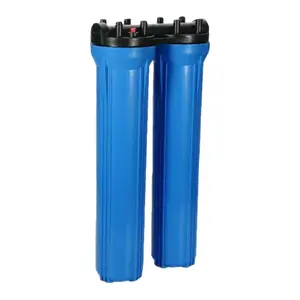 Rumah Filter Tas PP Cair Plastik Biru PVC Rumah Pra-filter untuk Pengolahan Air