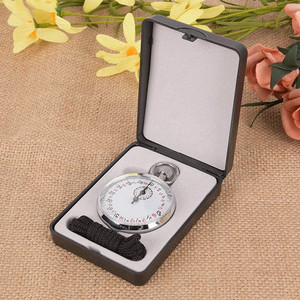 Teaching Resource Stop-timer Mechanical <strong>Stopwatch</strong> Metal Shell Mechanical Watch