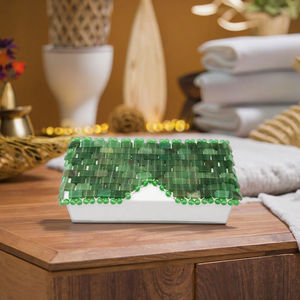 Máscara Facial de Aventurina <span class=keywords><strong>Verde</strong></span> y Cuarzo Rosa 100% Natural HONGYU, Herramienta para el Cuidado Facial, Reafirmante y Tensor de la Piel, Uso Comercial y Doméstico, Enchufe Estadounidense - Product Image 6