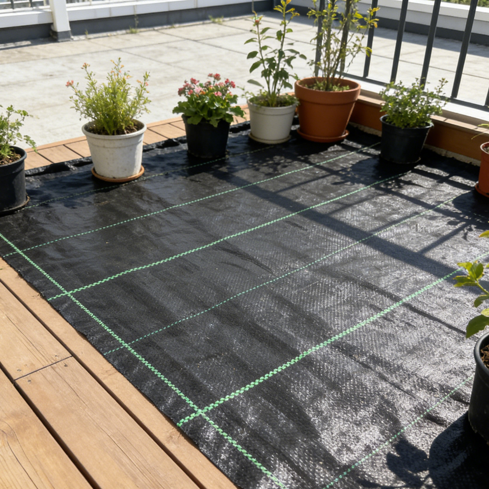 UV Resistant 100% HDPE PP Plastic Woven Ground Cover Mold Resistant ...