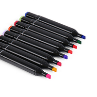 Nouveaux marqueurs effaçables à sec double tête bicolores, feutres de dessin à double pointe pour l'art et le croquis