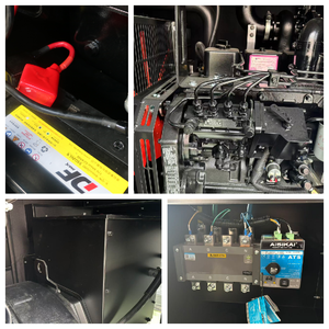 Generador Diésel Silencioso Cummins de Gran Capacidad con Tanque de Combustible de 20kW 25kW 30kW 40kVA 50kVA, Grupo Electrógeno de Reserva con ATS - Product Image 4