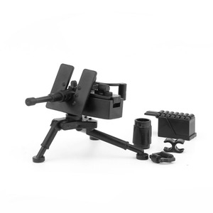 Figura de Soldado Militar en Miniatura, <span class=keywords><strong>Arma</strong></span> del Ejército, Ametralladora Gatling M2, Bloques de Construcción de Juguete, Segunda Guerra Mundial - Product Image 4