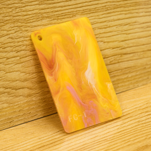 3mm Custom Swirl Marble Gobstopper Cast Acrylic Sheet <strong>Laser</strong> <strong>Cuttable</strong> <strong>Plastic</strong> for Crafts Brooches Makers and Creative Projects - Product Image 2