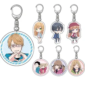 Loving Yamada AT lv999 Anime Keychain người đàn ông akito kinoshita Akane Sasaki eita Acrylic Móc chìa khóa phụ nữ Kawaii Túi Mặt dây chuyền trang trí