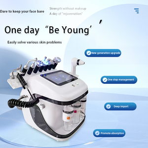 E-hot Selling 9in1 Smart Face Skin Analyzer <b>Machine</b> Hydrating Moisture test Hydrodermabrasion <b>Oxygen</b> Jet Spa Clinic Home Use - Product Image 4