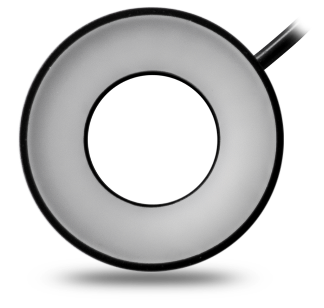 SiRON D026 Series 24V DC High Uniform 15-60 Degree Illumination 120mm Outer Diameter IP20 Rated Aluminum Alloy LED Equipment