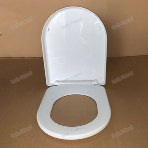 Fabricante de alta calidad de plástico de cierre suave cubierta de asiento de inodoro familia <span class=keywords><strong>Wc</strong></span> redondo PP gran oferta <span class=keywords><strong>tapa</strong></span> de asiento - Product Image 2