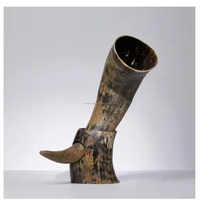 ฮอร์นดื่มแกะสลักแบบโบราณเป็นมิตรกับสิ่งแวดล้อมสินค้าสไตล์สัตว์ขายดี - Product Image 1