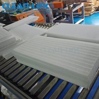 H13 H14 Serat Kaca PP Polipropilena PTFE Mini Lipatan HEPA Filter Paket Media