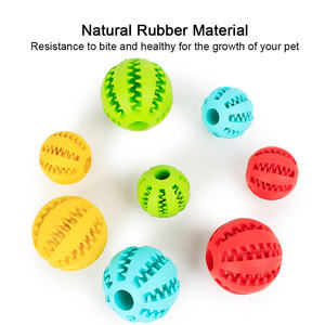 Wholesale Pet <strong>Toy</strong> <strong>Durable</strong> Soft Rubber Ball Chew <strong>Toys</strong> Tooth Cleaning Leakage Food <strong>Dog</strong> ToysPopular - Product Image 5