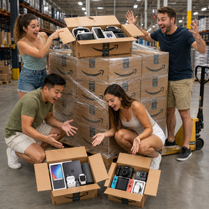 Oferta Especial: <span class=keywords><strong>Caja</strong></span> <span class=keywords><strong>Misteriosa</strong></span> <span class=keywords><strong>de</strong></span> 10 Kg <span class=keywords><strong>de</strong></span> Paquetes No Reclamados <span class=keywords><strong>de</strong></span> <span class=keywords><strong>Amazon</strong></span>, Consolas <span class=keywords><strong>de</strong></span> Juegos, Laptops, Auriculares, Lote <span class=keywords><strong>de</strong></span> Stock, Venta al Por Mayor B2B - Product Image 1