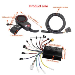 Kit de Conversión para Bicicleta Eléctrica con Motor sin Escobillas de 48V20A, Cable TF-100 y Pantalla LCD Individual, Accesorios para Scooter Kugoo/Kukirin M4 - Product Image 6