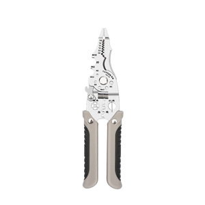 Tuosen <b>Wire</b> Stripper Pliers Nickel Plated Steel Soft Grip Industrial Grade Front Entry 10 Awg Cutting Stripping Cables - Product Image 5
