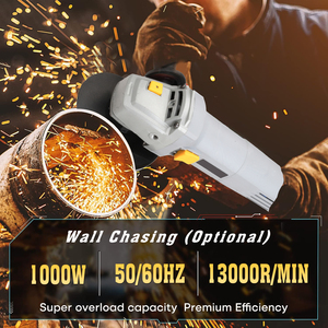 Portable 1200W Cordless Angle Professional DIY Mini Cutter for Grinding <b>Disc</b> Metal/Wood Local EU Warehouse AG-100HP Angle Grinde - Product Image 4