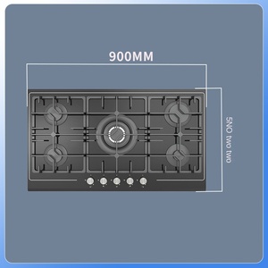 OEM ODM เตาแก็สเตอร์4หัว90ซม. กระทะเหล็กหล่อพื้นผิวสแตนเลสในตัวรองรับก๊าซ RV แบตเตอรี่ใช้งานหนัก - Product Image 2