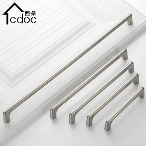 Cdoc Minimalist Cabinet Door Handle Zinc Alloy Bar Shape Durable For <b>Drawer</b> And Cabinet - Product Image 3