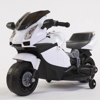 Moto électrique pour enfants, moto à batterie 12v, moto à pédales avec roues en caoutchouc