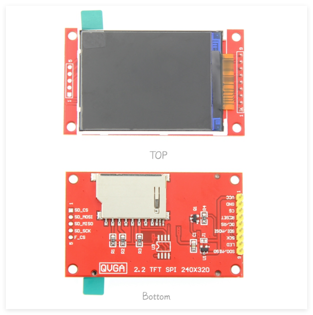 2.2 Inch SPI 320*240  ILI9341 LCD Module
