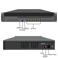 Serveur en rack 2U Xeon E5 2698V4 2699V4 44 cœurs 4*DDR4 128 Go de RAM 2*M.2 2*SATA Pare-feu Routeur Passerelle 4G SIM/wifi Linux Ubuntu