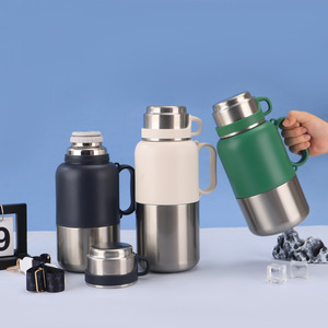 Customize 1.6l 2l Double Wall 316 Stainless Steel Insulated Thermal Water Bottle <b>Large</b> Capacity Car Tumbler For Traveling - Product Image 3