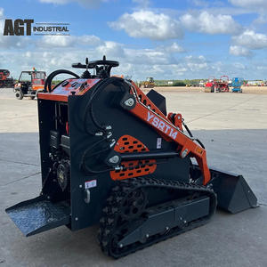 AGT YSRT14 Mini Skid Steer Loader Mini Track Loader bensin kompak Skid Steer Rato Loader - Product Image 5