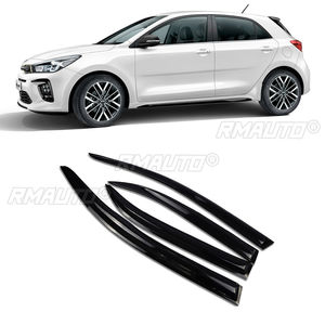 Déflecteurs de Vitres Fumés Anti-Vent, Pluie et Soleil pour Kia Rio 4 Hatchback et Berline 2018 2019 2020 2021+ - Product Image 1