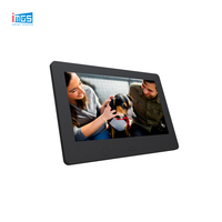 Cadre photo numérique de bureau LCD de 7, 10, 13,3, 15,6, 18,5 et 21,5 pouces avec lecteur de carte SD, USB, diaporama et télécommande