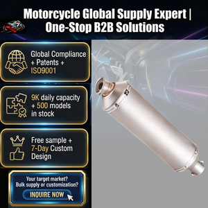 Nouveau silencieux d'échappement universel pour moto DB Killer Motocross Escape Moto PCX125 NMAX155 Z900 Pitbike <span class=keywords><strong>TMAX</strong></span> 530 SV650 T128 - Product Image 1
