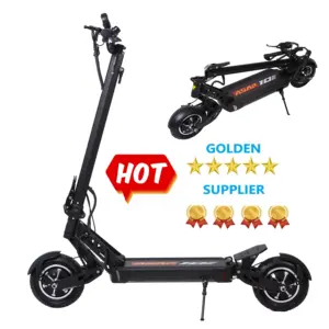 Golden Supplier Support Hot Selling 2000W Dual Motor Powerful 10 Inch Two Wheels Foldable Adult Electric Scooter