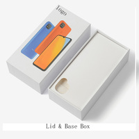 Caja Rígida de Papel Estilo Libro Magnética para Empaque de Teléfonos Móviles, Celulares y Smartphones con Logotipo Personalizado en Relieve OMT