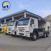 Sinotruk Diesel Logistics 10 Roues 12 WheelsTractor Cargo Low Bed Remorque pour Truck Head Howo Nouveau à Dubaï Prix