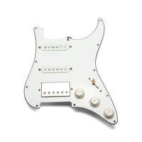 Guitare électrique sur mesure pré-câblée avec pickguard HSS, câblage vintage et micros vintage enroulés à la main, pots CTS blancs