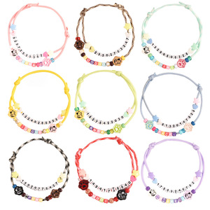 DIY Cat Collar Cartoon Colorful 3D Paw Letter Phone Number Necklace For Cats And <b>Dogs</b> Small Size Pet Accessories - Product Image 1