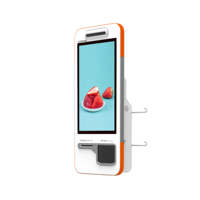 Kiosque en libre-service CITAQ Q1 Windows 10 avec écran tactile capacitif 21,5 pouces, système de point de vente Intel Celeron J1900, stockage extensible 64 Go, métal