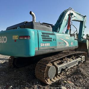 รถขุดไฮดรอลิกแบบตีนตะขาบ Kobelco SK480 มือสองจากญี่ปุ่น ยอดขายดีทั่วโลก พร้อมเครื่องยนต์ฮีโน่ เกียร์ และปั๊มของแท้ - Product Image 2