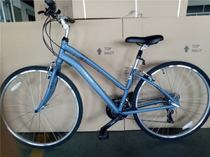 2025 एल्यूमीनियम फ्रेम 700c वयस्क पुरुष महिला फिटनेस शहरी बाइक सिटी क्रूजर महिलाओं हाइब्रिड यूनिसेक्स साइकिल - Product Image 4