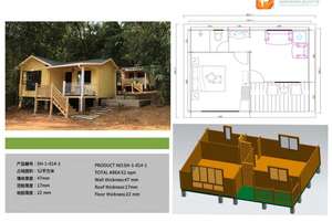 <span class=keywords><strong>Petit</strong></span> <span class=keywords><strong>chalet</strong></span> agricole prêt à l'emploi Maisons <span class=keywords><strong>en</strong></span> bois Petite maison Maisons préfabriquées pour vivre - Product Image 2