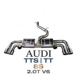 ระบบท่อไอเสียแบบวาล์ว Vortex SS304 สำหรับ Audi TTS TT 8S 2.0T ปี 2014-2024 ชุดแต่งเพิ่มสมรรถนะแบบติดตั้งได้โดยตรง - Product Image 1