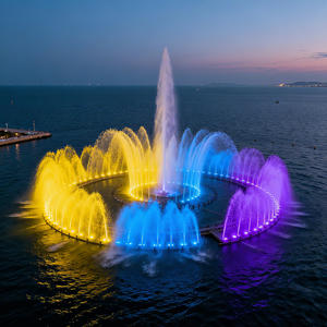 Boquilla de Fuente de Agua Decorativa Subacuática de Acero Inoxidable con LED Personalizada AWS, para Exteriores, con Música y Agua Danzante - Product Image 5