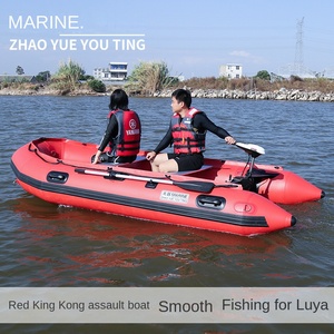 เรือคายัคพายเรือเป่าลมทำจากพีวีซีพร้อมช่องยึดมอเตอร์สำหรับกีฬาทางน้ำ - Product Image 3