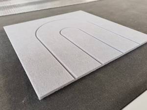 Panneaux muraux d'absorption acoustique de haute qualité CE, panneaux acoustiques <span class=keywords><strong>à</strong></span> lattes pour la décoration, découpe numérique, traceur de découpe CNC - Product Image 6