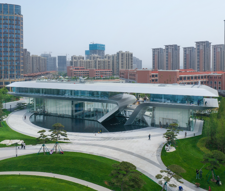 Steel Structure Showroom Building Prefabricated Commercial
