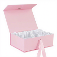 Boîte d'emballage en carton avec fermeture magnétique, design personnalisé avec logo, pour cadeau