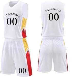 Uniforme de Baloncesto Personalizado para Hombre con Logotipo, OEM, Transpirable, Tallas Grandes, Secado Rápido, Ropa Deportiva - Product Image 2