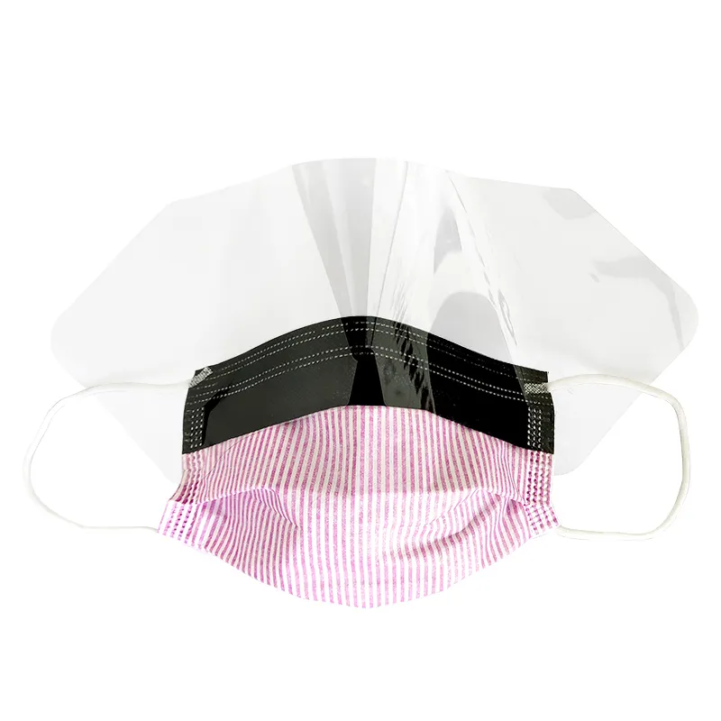 Hot sell Disposable fluid protective dental medical mask with visor earloop