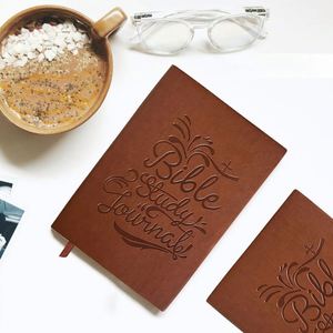 Libreta de Notas para Estudio Bíblico, Tapa Blanda de Cuero, Espiral, A5, Diario de Oración, Planificador de Devoción Diaria, Autoapuntamiento - Product Image 4