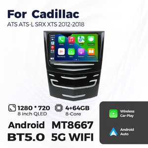 MEKEDE จอ 8 นิ้ว ความละเอียด 1280*720 แรม 4+64 ระบบ <span class=keywords><strong>Android</strong></span> MTK 8667 BT5.0 สำหรับรถยนต์ Cadillac ATS ATS-L SRX XTS ปี 2012-2018 รองรับ Car-play อัตโนมัติ - Product Image 2